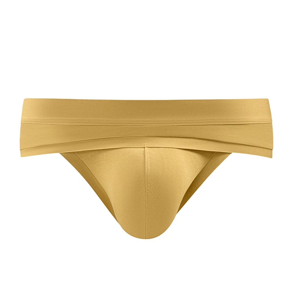 Men Comfortable Briefs Underwear Mid Waist U-shaped Pouch Lightweight Panties Breathable Elastic Man Daily Simple Underwear