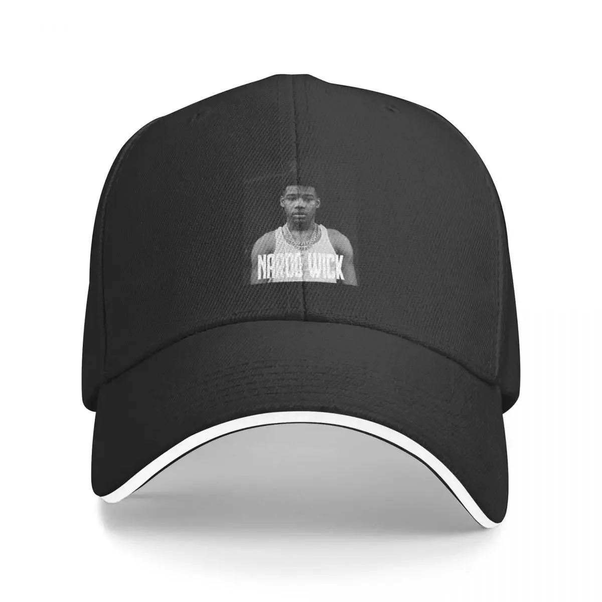 

Nardo Wick | B&W Poster Design Baseball Cap black Golf Wear Beach Bag Hip Hop Women Caps Men's