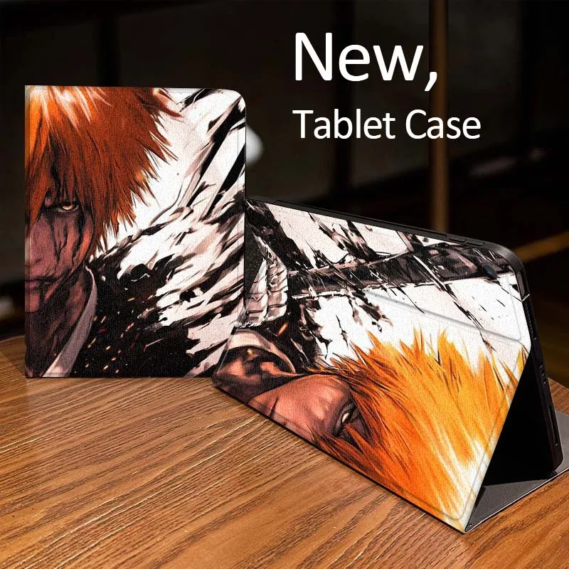 

B-Bleachs Anime Art Tablet Case For Samsung Galaxy Tab A A7 A8 A9 A11 S6 S11 Lite Plus 10.1 10.4 10.5 Inch