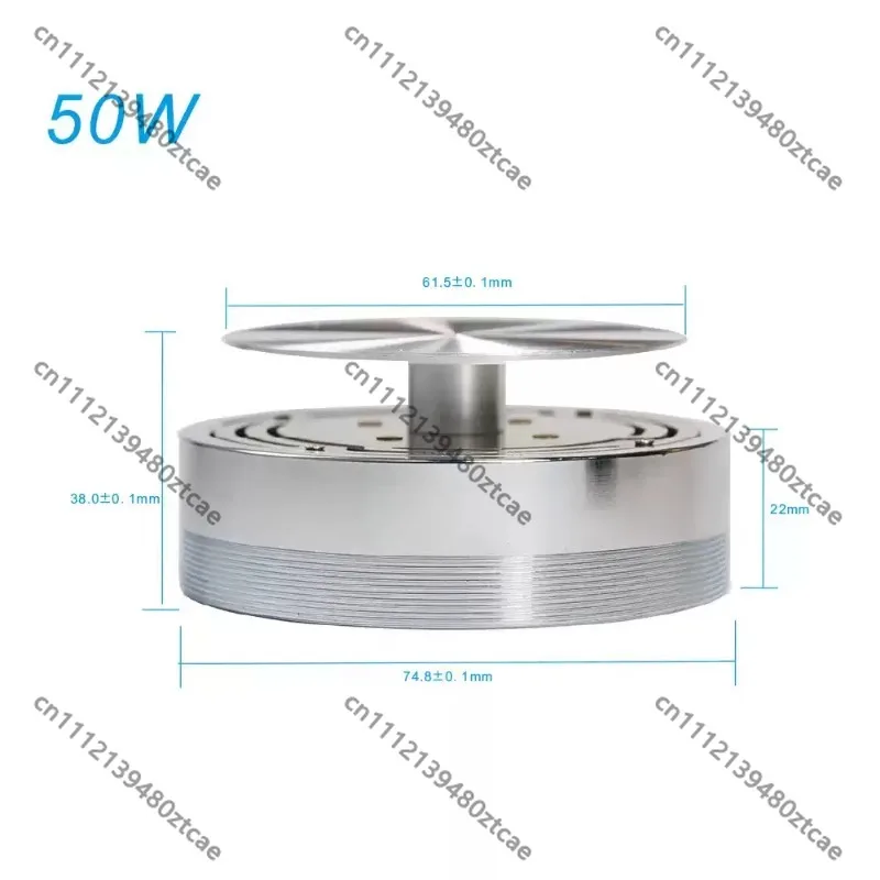Vibration Exciter Resonance Speaker for Chladni Plate Standing Wave, Bone Conduction Vibrator Acoustic Resonance Experimental