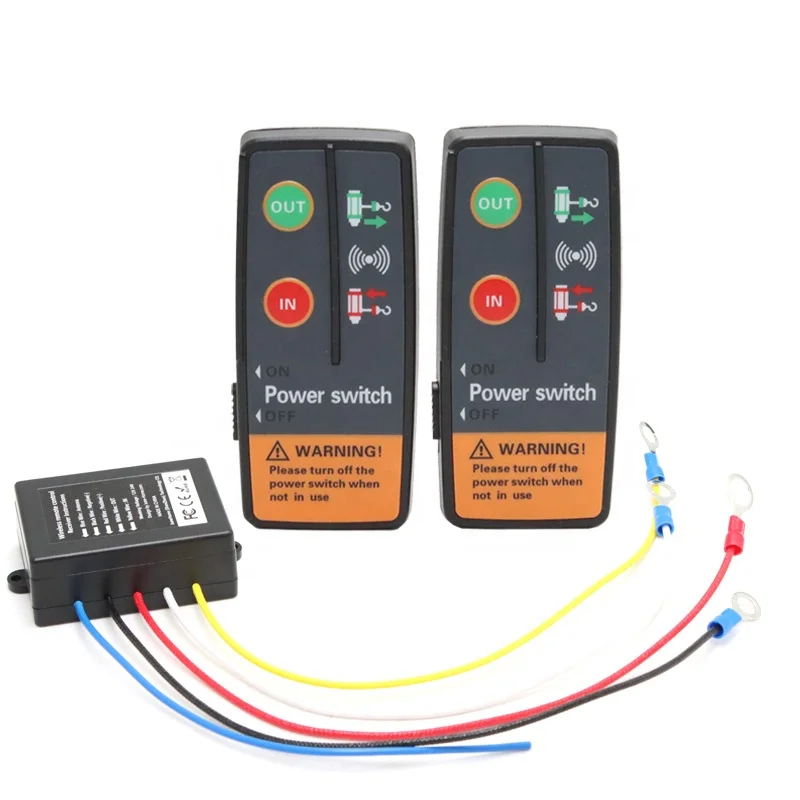 Wireless Remote Control Electric Winch Relay System SUV Roll Gate Accessory with 1-Year Warranty