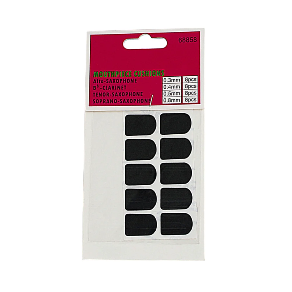 

10Pcs Sax Pads Silicone Cushions for Saxophone Clarinet Mouthpiece Vibration Absorbing Replacement Pads Durable Sound Insulation