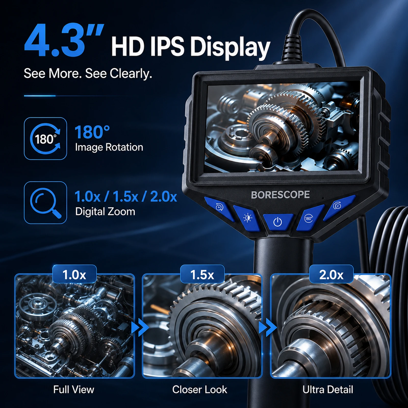Thumbnail 2 - #35 Industrial Endoscope Inspection Cameras Sale