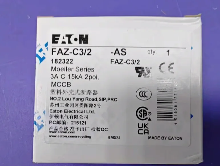 

New FAZ-C3/2 high break miniature Circuit breaker EATON