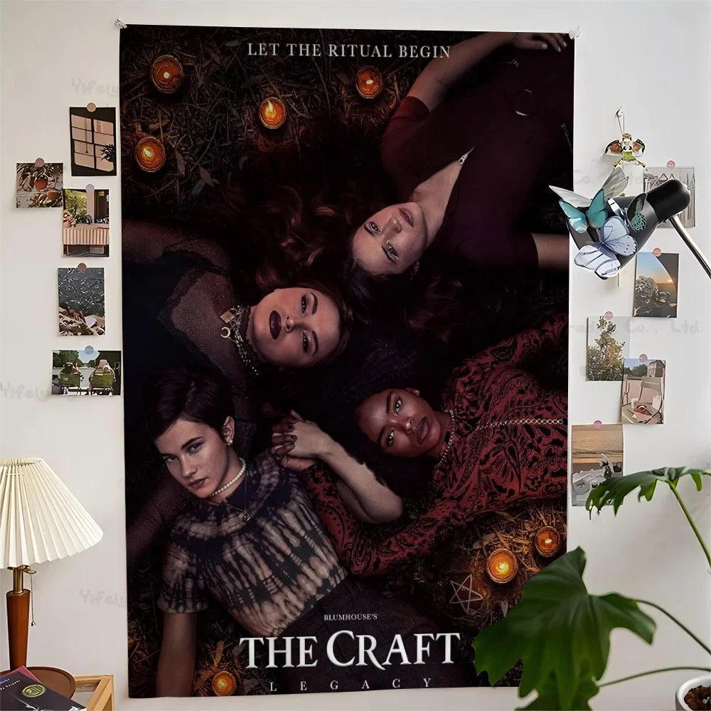 

Горячий редкий фильм THE CRAFT 1996, гобелен с героями мультфильмов, настенное украшение, домашний декор