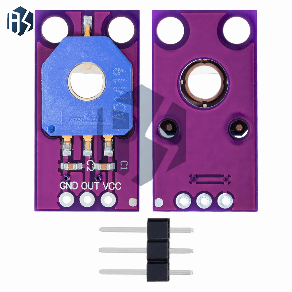 Módulo potenciómetro de Sensor de ángulo giratorio CJMCU-103 con Pin SV01A103AEA01R00 recortador salida de voltaje analógico para Arduino