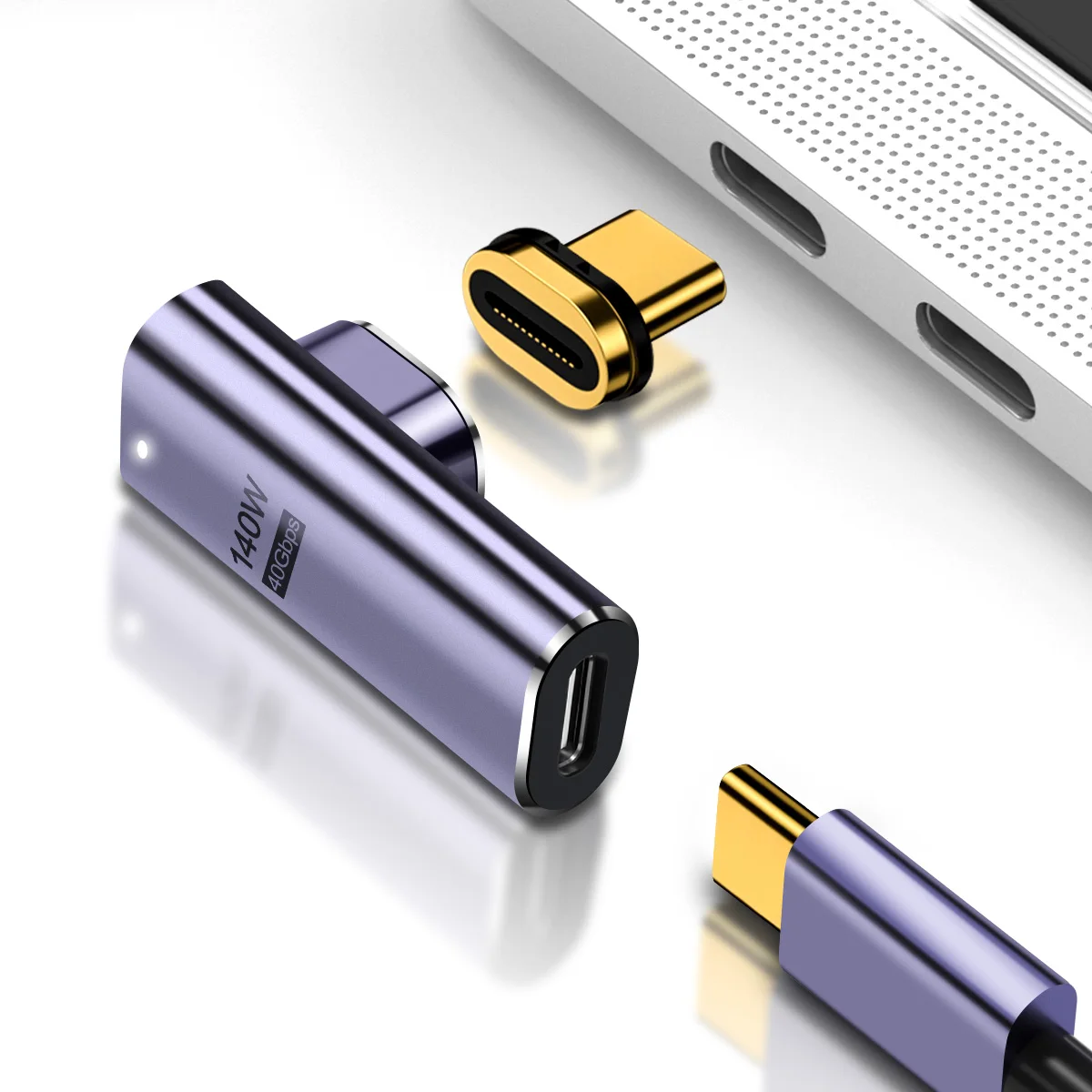 Nnbili 140w usb 3. 0 40gbps thunderbolt3 magnetischer typ-c zu usbc schnell lade magnet konverter kabel 8k @ 60hz otg usb typ c adapter