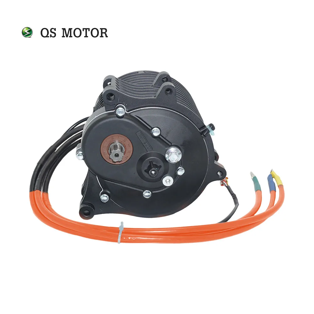 QSMOTOR 138 3000W V3 70H 5500W Max continuous 72V 100KPH Mid drive Motor with EM150-2SP Controller for go-kart