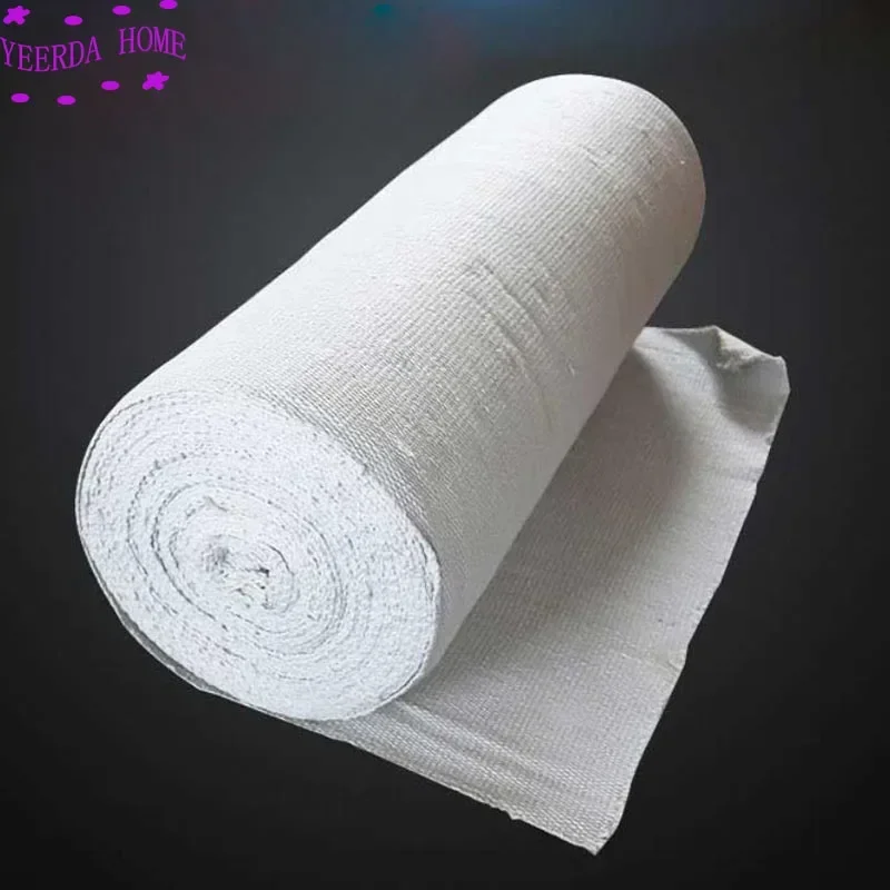 2mm thick Fire proof blanket is resistant to high temperature of 1260 ℃ ceramic fiber cloth welding slag fireproof heat