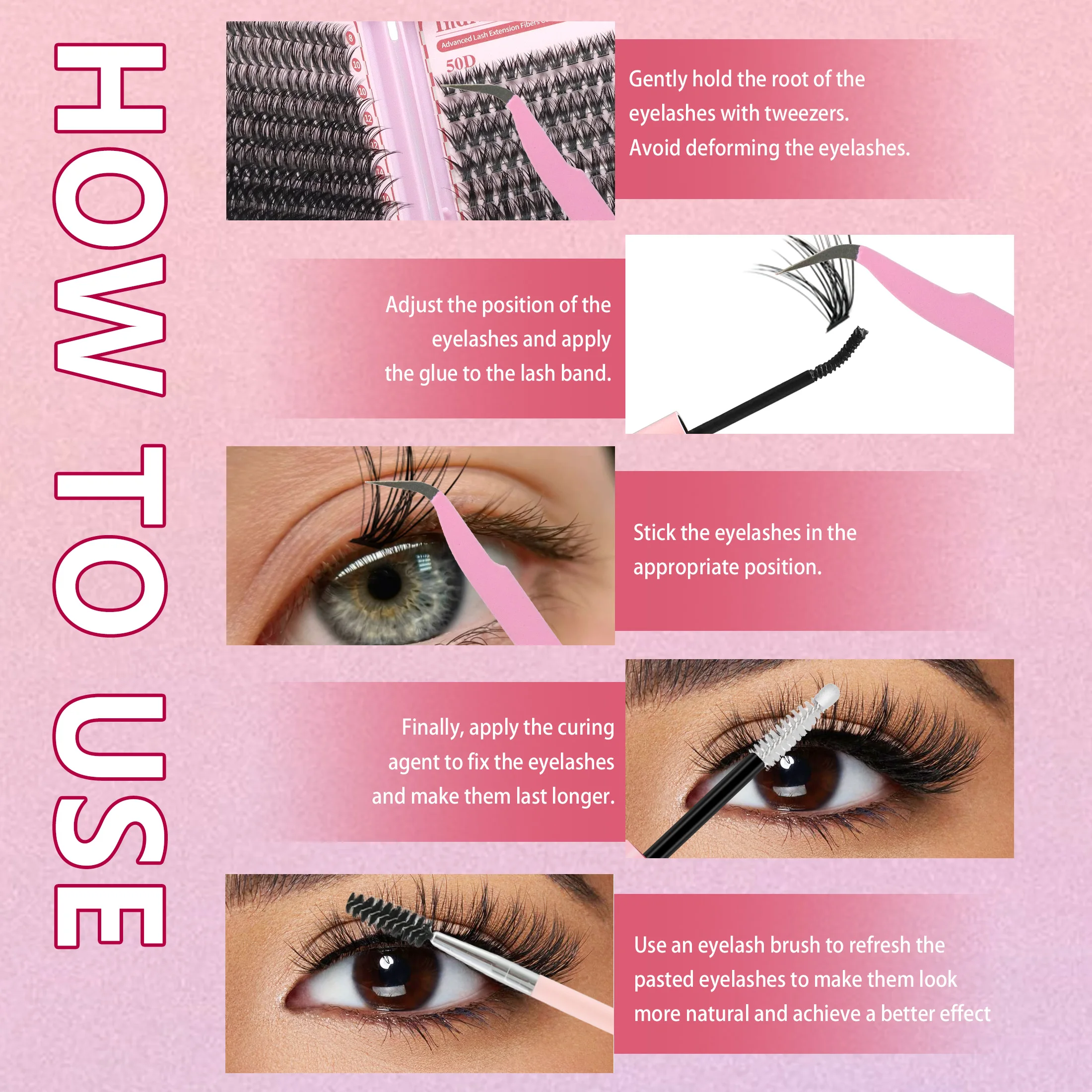Lash Clusters Kit 30D 40D 50D High Capacity