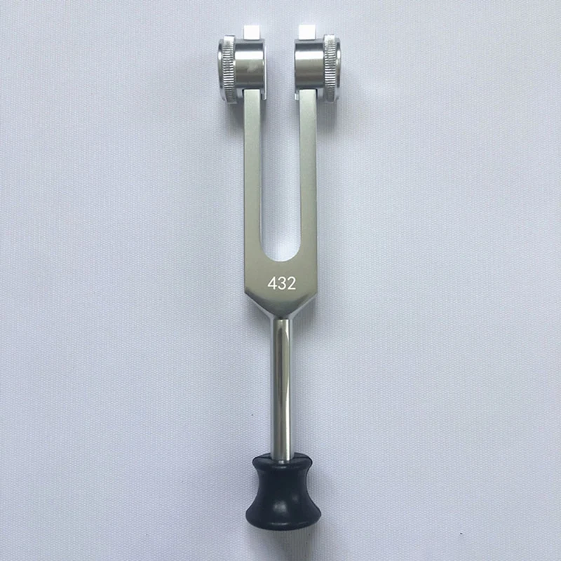 432 هرتز ضبط شوكة اليوغا الصوت شفاء ضبط الشوكة مجموعة سبائك الألومنيوم Diapason المركب قرع الموسيقية