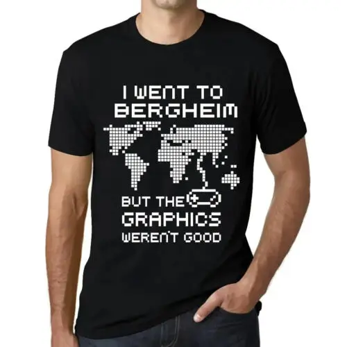 Heren Grafisch T-Shirt Ik ging naar Bergheim, maar de graphics waren niet goed