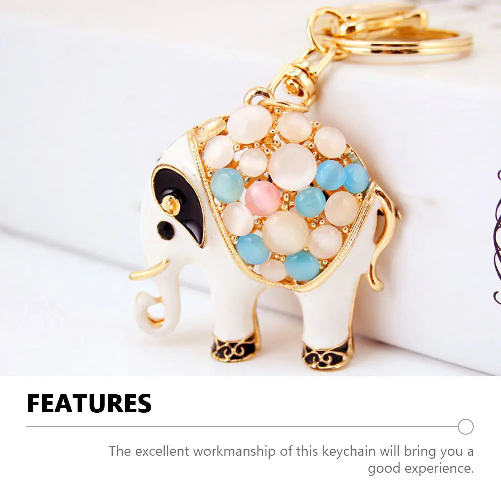 

1Pcs Stylish Elephant Key Pendant High Grade Material Perfect Workmanship Key Decor Bag Hanging Bag Hanging Decor
