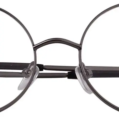Retro Round Metal Vintage Optical Eyeglasses Frame with Spring Hinge, Comfortable Non-Pinching Fashion Eyewear For Men Women