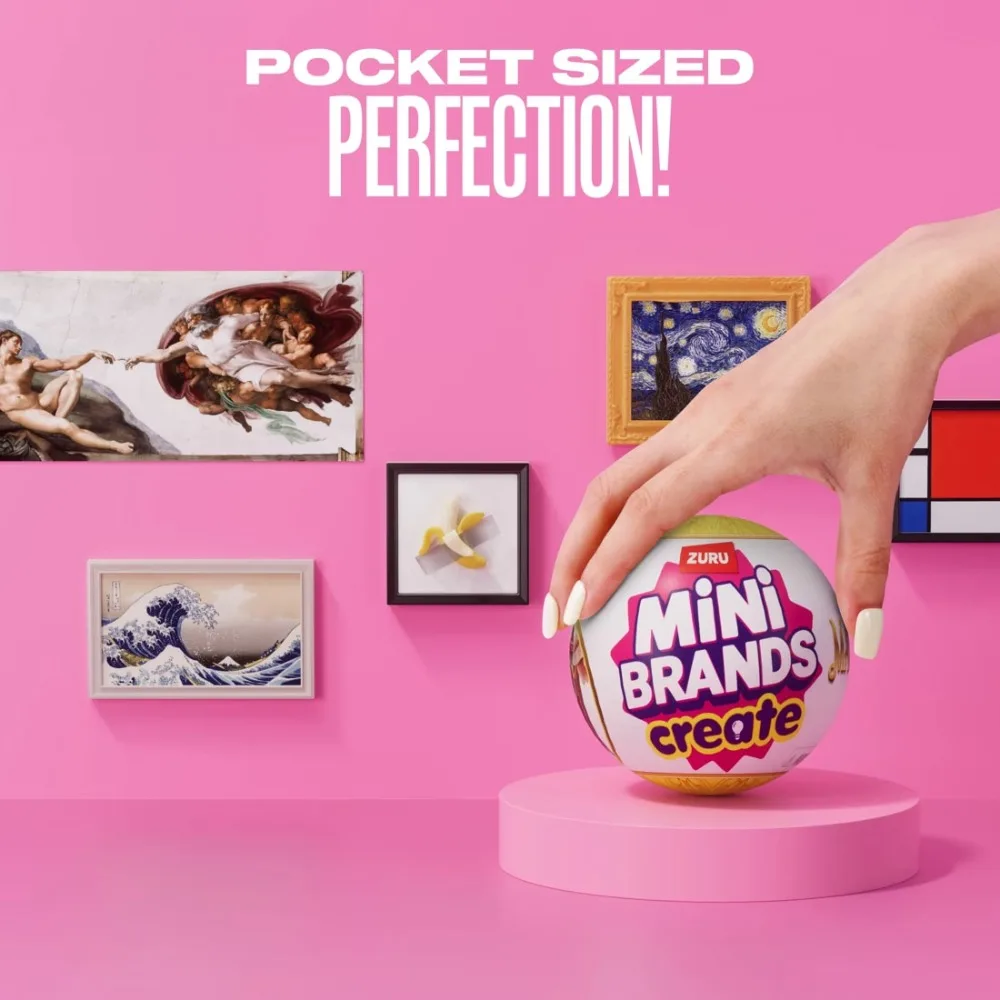 

Набор-сюрприз 5 Surprise Mini Brands: Создай шедевры — коллекционные игрушки-сюрпризы в закрытых коробках, вдохновленные всемирно известными картинами, кавайные игрушки, новинки и приколы