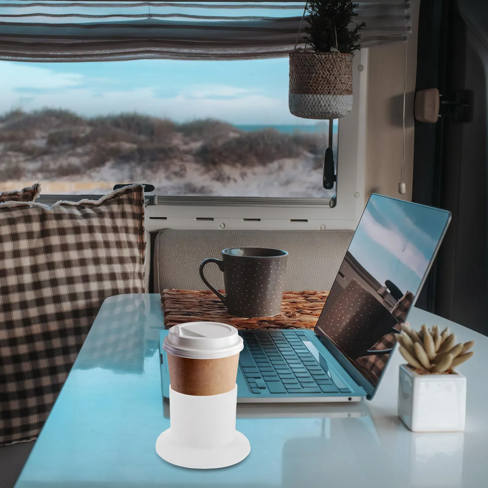 Portable Marine Suction Cup Holder for Rv Yacht Fishing Boat Car Motorhome Van Universal Water Bottle Coffee Mug Can Holder
