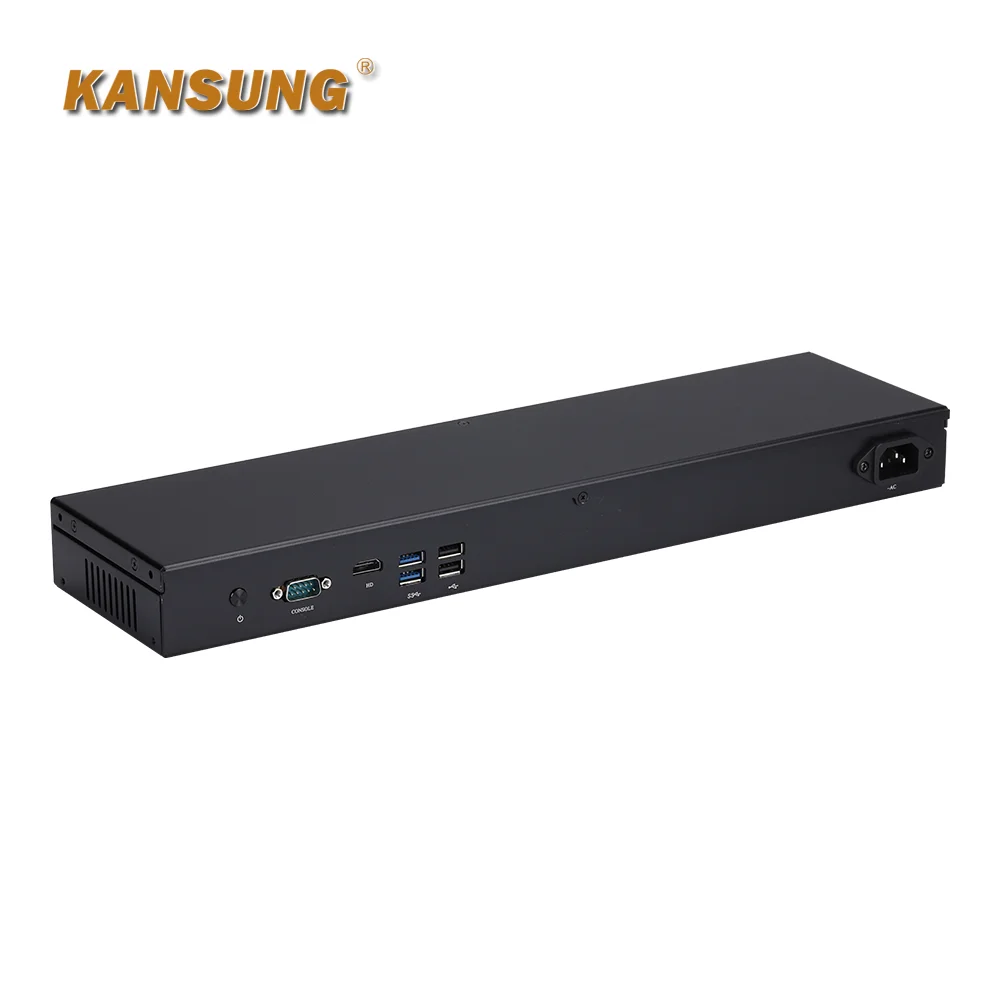 1U Rackmount 4x2,5 Gigabit Ethernet NIC Мини-ПК Core i3 i5 i7 AES-NI Брандмауэр Мягкий маршрутизатор Микро Промышленный шкаф Компьютер