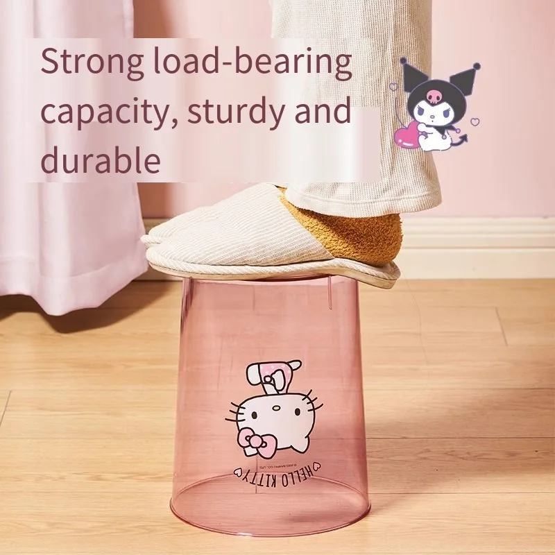 

Sanrios домашний мусорный бак Hello Kittys, настольный мусорный бак для хранения, стол для спальни, прикроватная тумбочка, портативный креативный хит продаж, элитные подарки