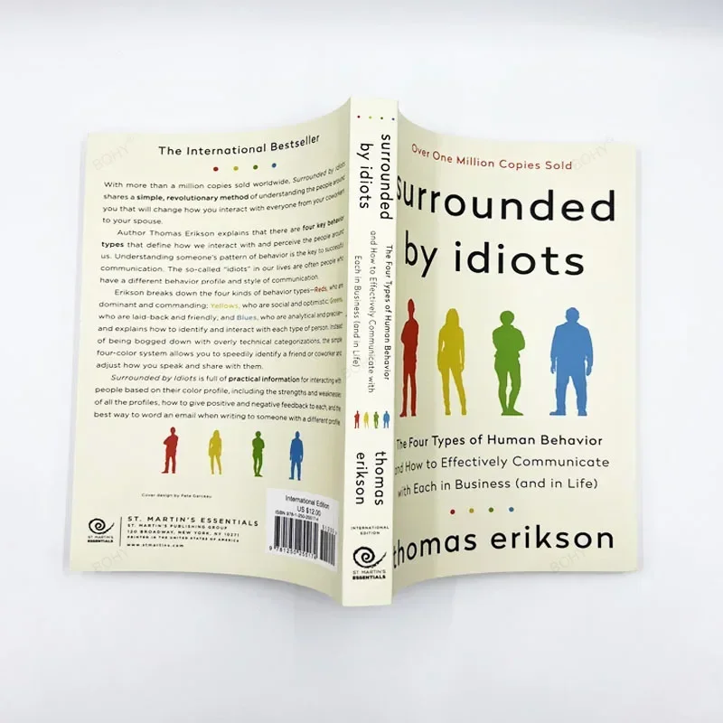 Libro en inglés de la novela de Thomas eridson, mejores vendedores, rodeados por los cantantes, los cuatro tipos de comportamiento humano