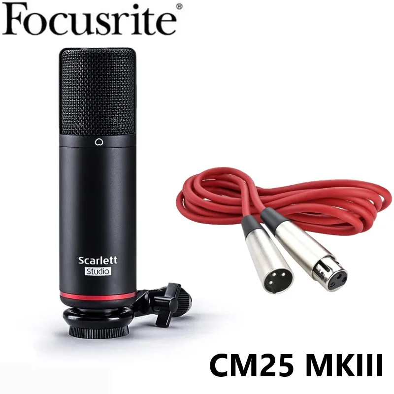Microfone Scarlett CM25: Tudo o que Você Precisa Saber Sobre o Microfone e Seus Acessórios