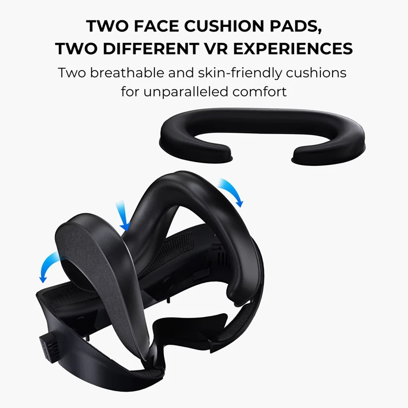 Face Cover Facial Interface Face Mask And Head Strap For Pico 4 Ultra, VR Headset Accessories For PICO 4/ULTRA/PRO