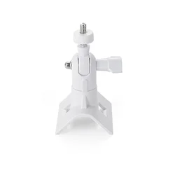 Adjustable Stainless Hose Clamp Hoop Pipe Poles Mount Bracket for Eufycam E20 E40/L40/L20/S40/S220/3(S330)/3C(S300)(white)