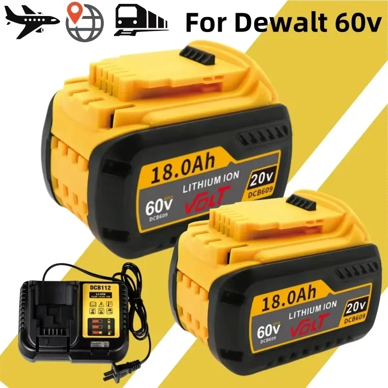 Original For DEWALT 20V For Flexvolt 20V/60V MAX DCB609 DCB547-XJ DCB205 DCB200 DCB182 DCB609-2 For Dewalt Lithium Ion Battery