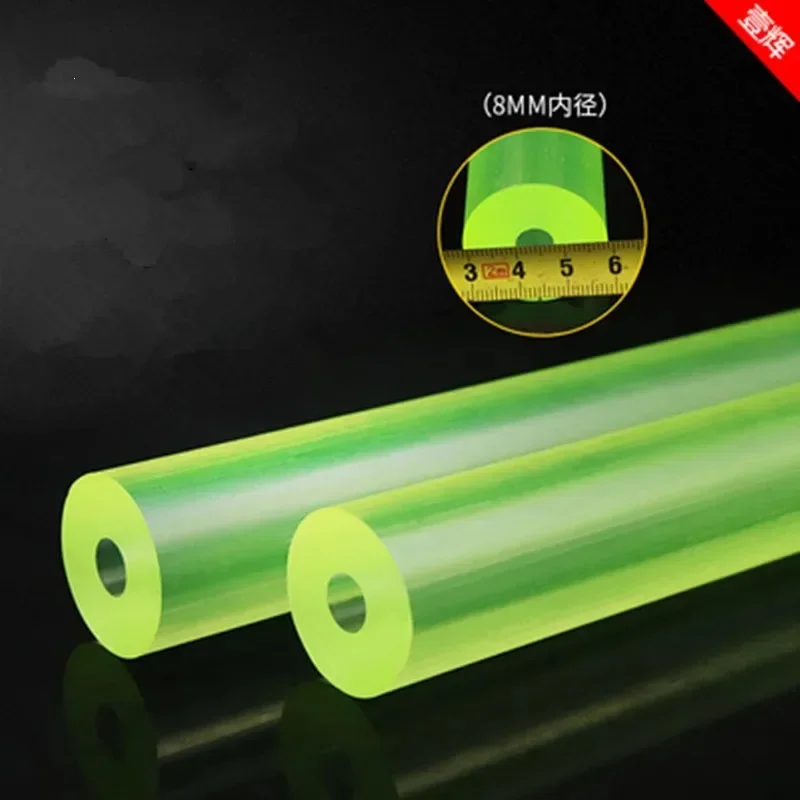 Yellow Polyurethane Hollow Rod Construction Machinery PU Plastic Bar Force Glue Sticks PU Rods Self-defense Stick