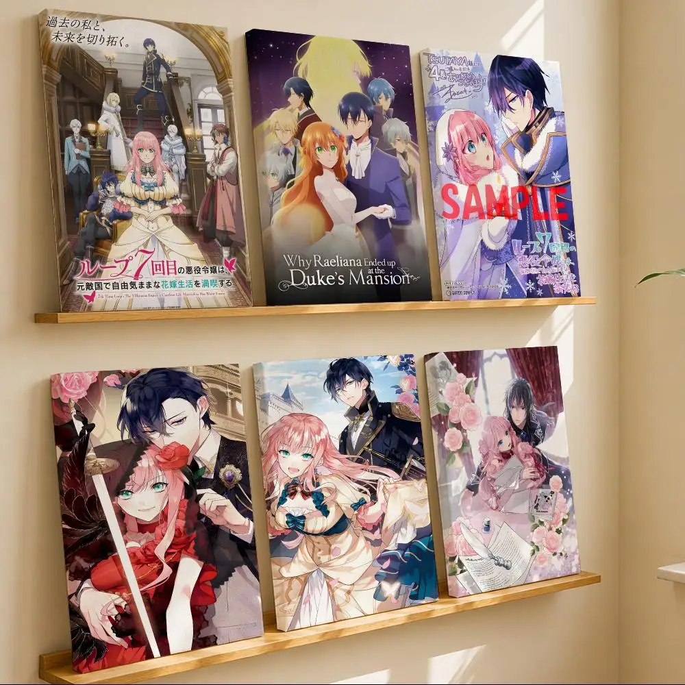 Fantasy Anime 7-7th Time LoopS Framed Wall Painting Framed Poster Wall Decor – Complements Any Wall Ambiance