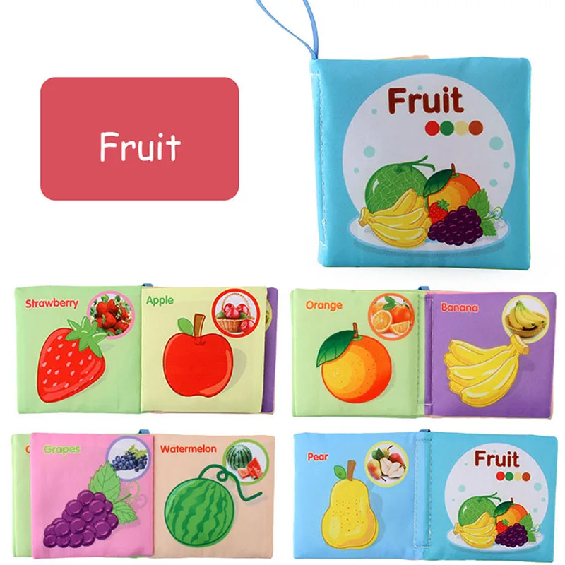 Baby Frühförderungsspielzeug Schwanz-Stoffbuch Puzzle Eltern-Kind-Interaktives Geräuschpapier Aktivitätsspielzeug für Säuglinge