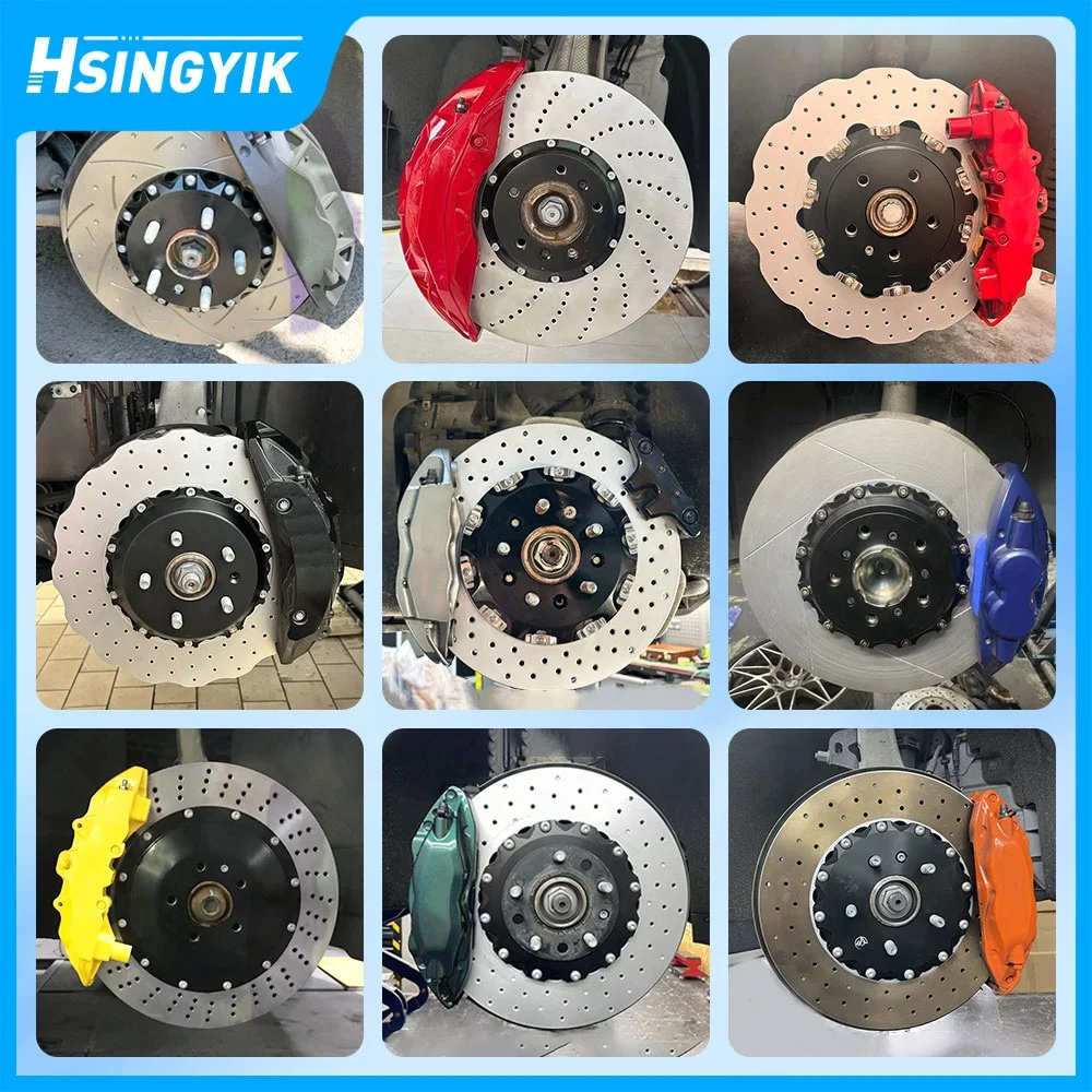 355MM 32MM Drilled Black Hat Floating Brake Disc For Front Chevrolet Camaro