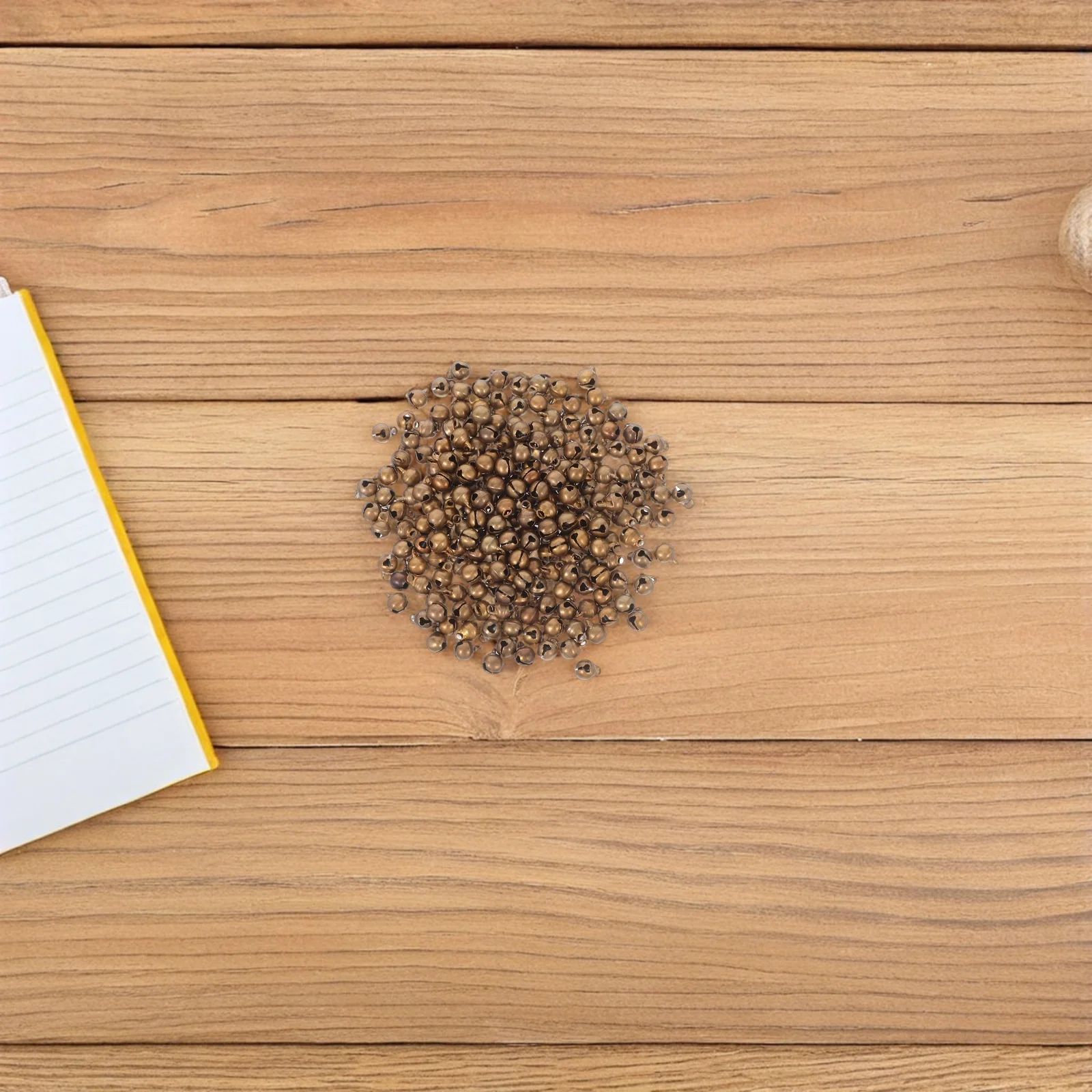 200 قطعة جرس برونزي صغير عتيق جرس جلجل صغير ريفي للحرف اليدوية السائبة دلاية مجوهرات خلخال قلادة أجراس صغيرة للحرف اليدوية #4