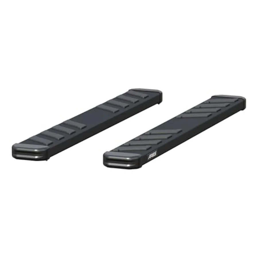 

B2953 NovaTrac 6" x 53" Black Steel Running Boards