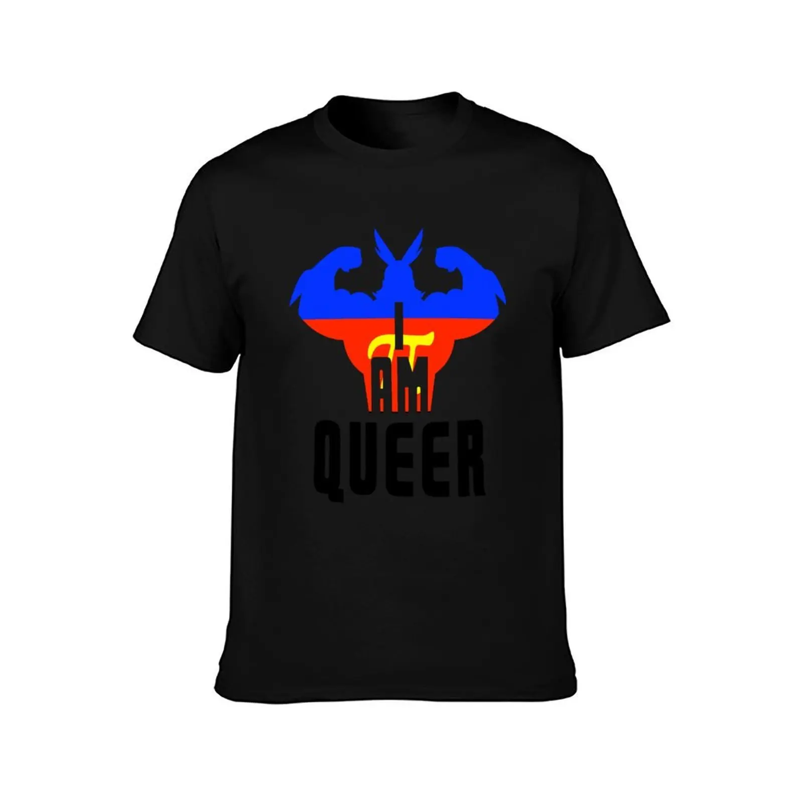 I Am Queer! - All Might Polyamory Pride Flag T-Shirt funny t shirts dark humor T-Shirt