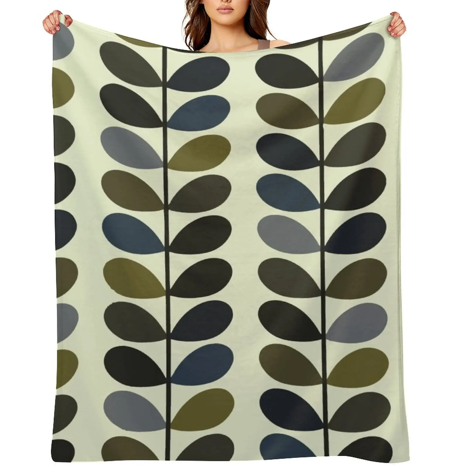 

orla kiely,,orla kiely pattern Throw Blanket heavy to sleep Personalized Gift Travel Single Blankets