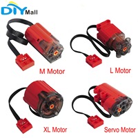 MOC Power Functions Enhanced M L XL Motor Servo Motor Red 7.4V for Power Group Technical Building Blocks Bricks 8882 88003