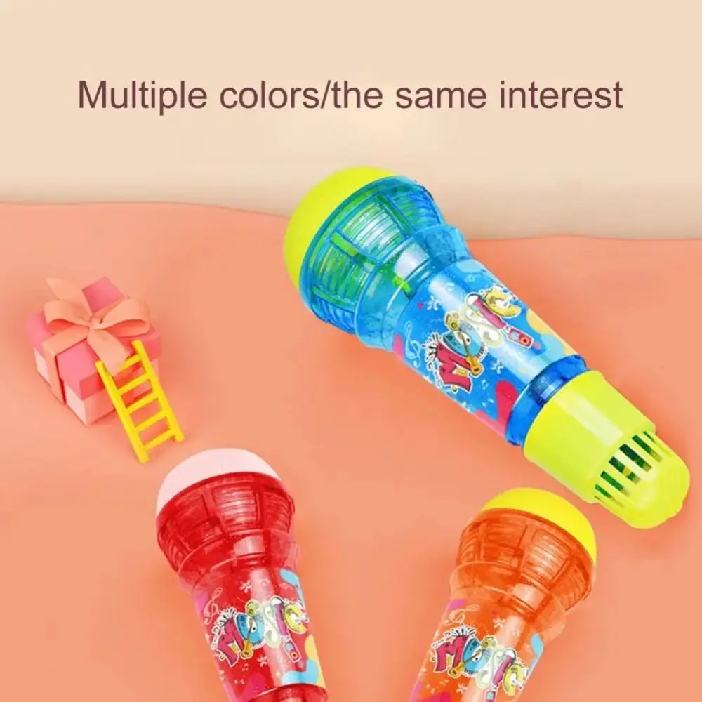 Large Size Kids Echo Microphone Physical Echo Multicolor Karaoke Toy Wireless Plastic Music Instrument Toys Kindergarten Toy