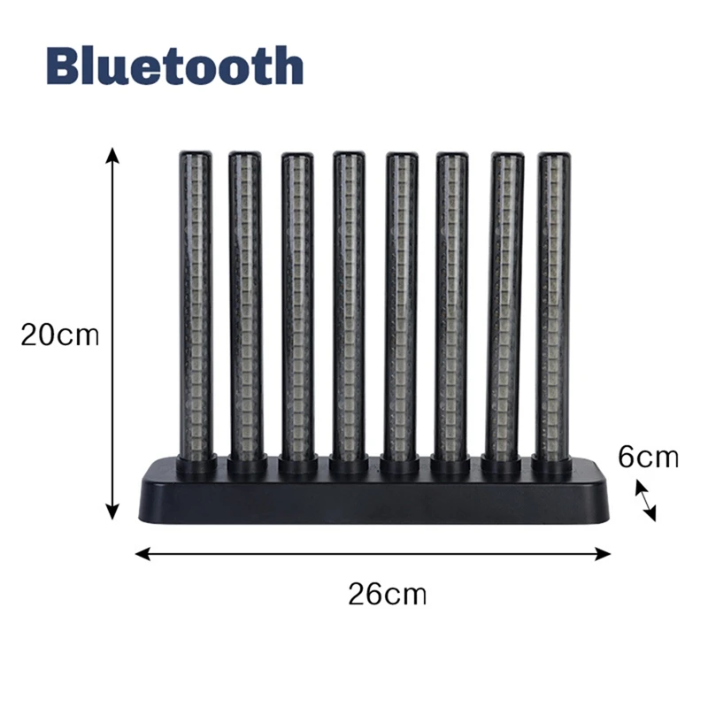 

USB Powered Music Spectrum Light Bar RGB Atmosphere Light AJAS
