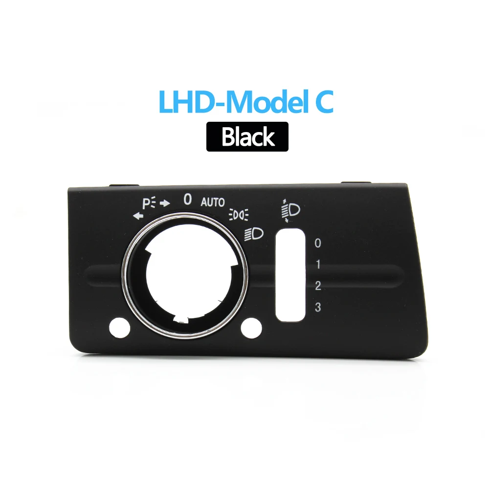 LHD RHD Front Dashboard Scheinwerfer Lampe Schalter Abdeckung Trim Ersatz Für Mercedes Benz W211 E Klasse 320 350 550 2003-2008
