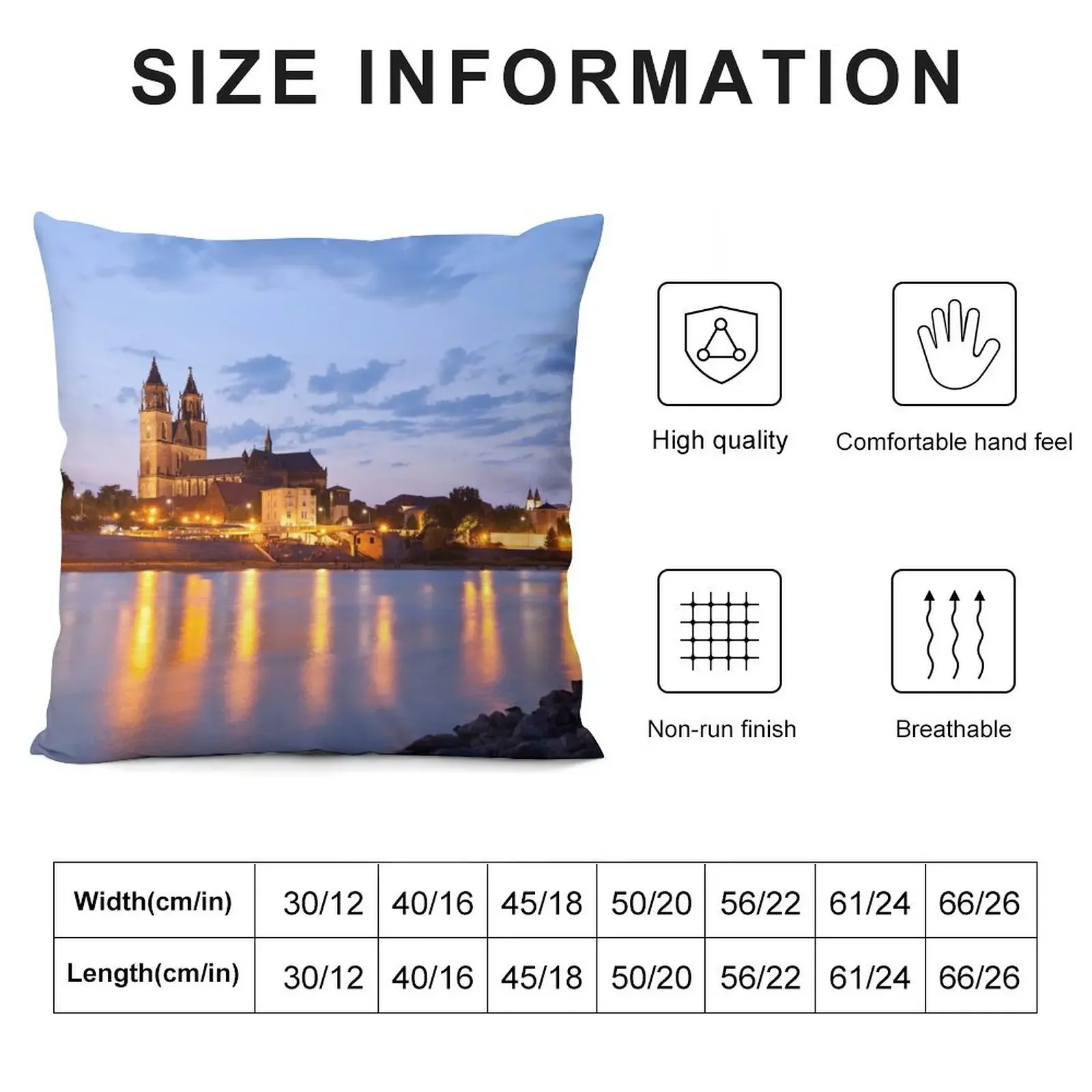 Magdeburg Cathedral at night Throw Pillow anime girl Christmas Pillow Sofa Cushions pillow