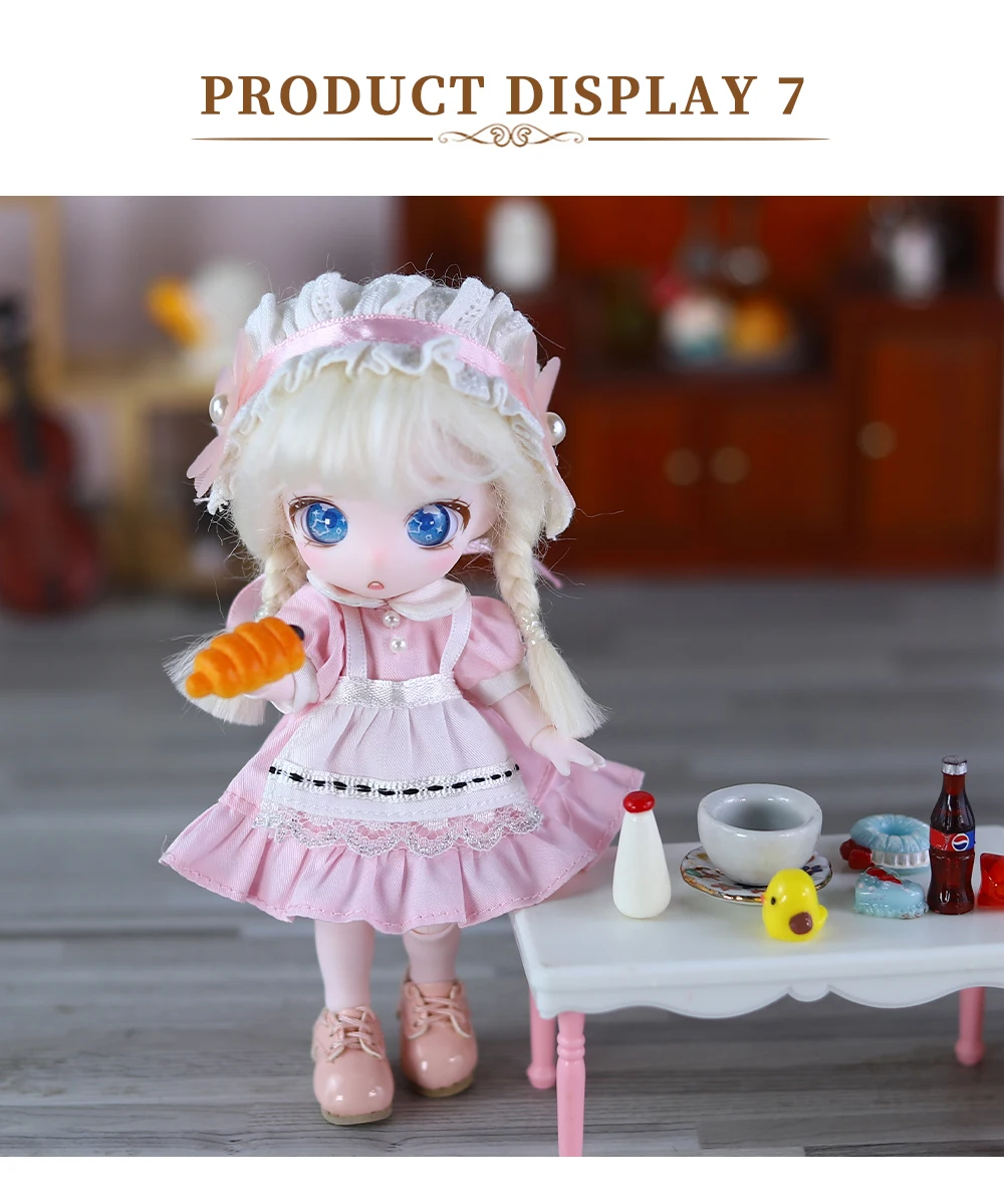 ICY DBS Dream Fairy Maytree OB11 BJD Perücke mit Pony Zubehör Jungen Mädchen Geschenk Spielzeug SD – Detail 10