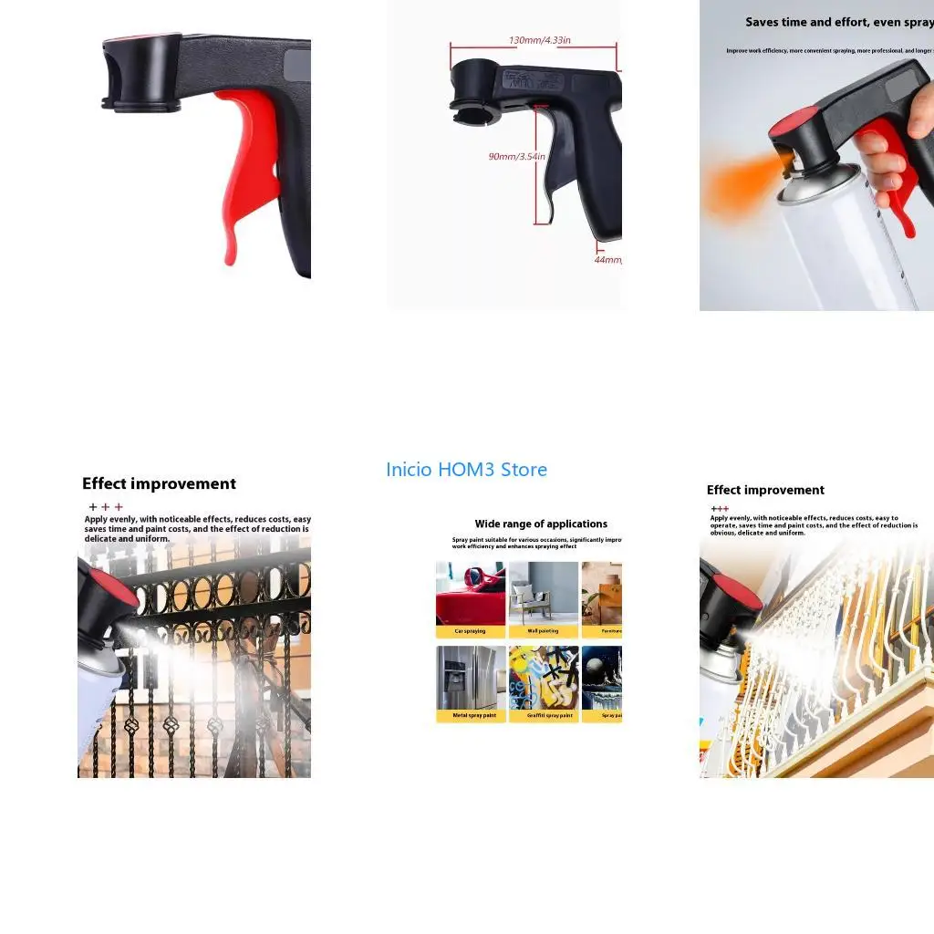A5YD Ergonomic Car Sprayer Triggering Handle Grip Assistant For Precise Control With NonSlip Texture Design for Car Body Repair