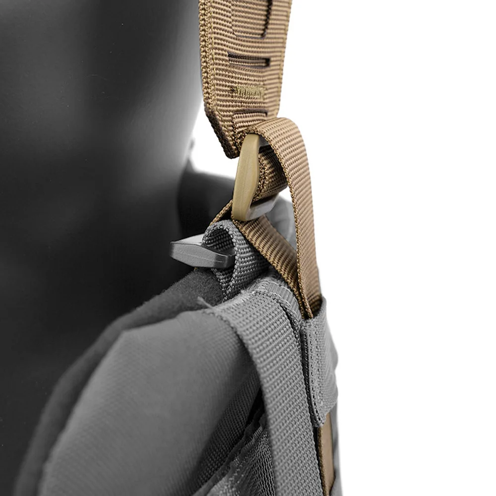 Tactical Molle Shoulder Strap Heavy Duty Waist Belt Y-Type Suspenders Waist Seal Strap Braces Function Harness