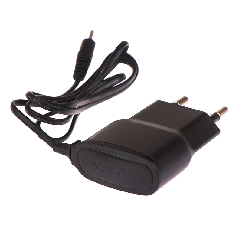 EU Plug AC Charger Wall Travel Charging Car Charger Small Pin DC2.0 2mm Charger Lead Cord For Nokia 7360 N71 6288 E72 N75 N77