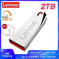 Lenovo Flash Drives 2TB Usb 3.0 Mini High Speed Metal Pendrive 1TB 512GB Memory Stick Waterproof Memoria Storage U Disk