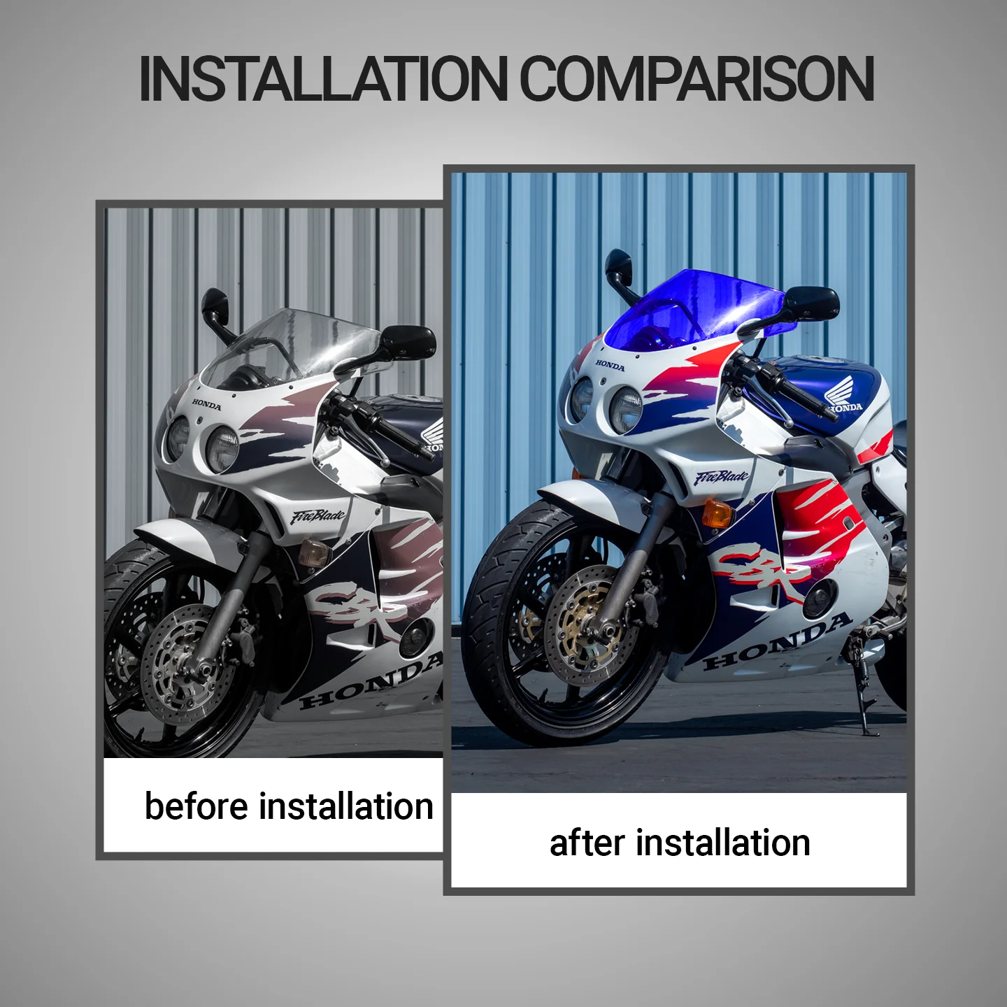 CBR250RR MC22 الزجاج الأمامي لهوندا CBR250RR MC22 دراجة نارية الزجاج الأمامي الكفن هدية CBR250RR MC22 الزجاج الأمامي 1990-1994 #3