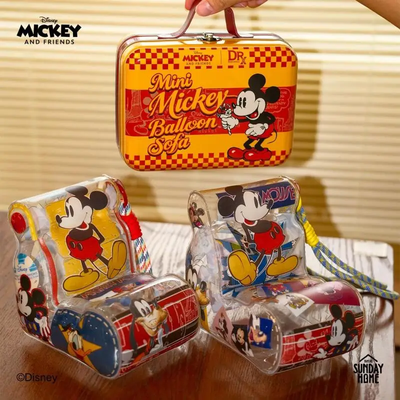 

Disney Микки Маус креативный персонализированный надувной диван подставка для телефона настольный орнамент рюкзак кулон пара Рождественский подарок