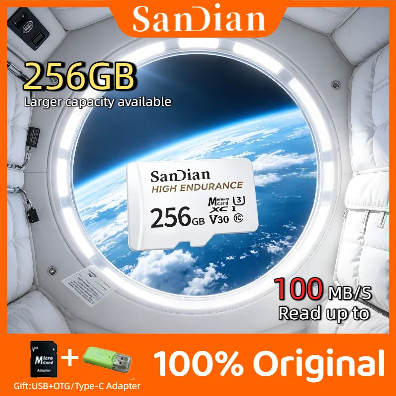 

Original High Endurance 128GB 256GB Micro TF SD Card V30 U3 C10 For Dash Camera Car Recorder Security Camera 2026 V30 Ultra