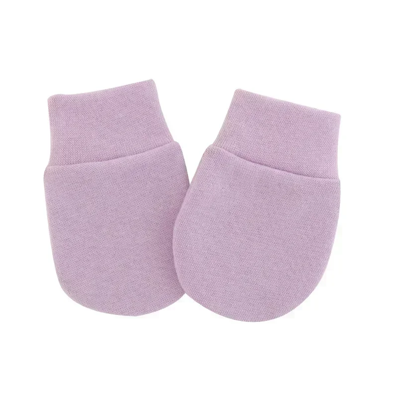 2PCS Baby Anti Scratching Soft Cotton Gloves Newborn Protection Face Scratch Anti-Grab Mittens Kids Infant Handguard Supplies