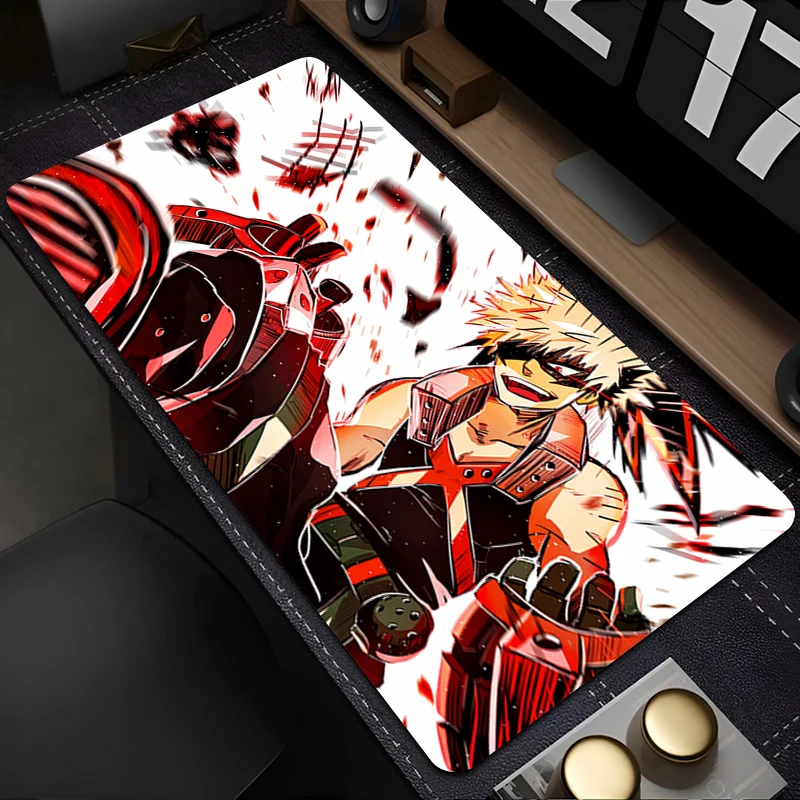 

Mousepad Laptop Mouse Pad Office PC Accessories HD Keyboard Pad Rubber Cup Mat Soft Mouse Mat Large My Hero A-academia Desk Mat